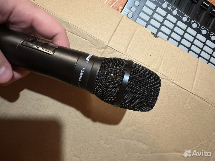 Микрофон Shure qlxd KSM9 + поясной передатчик