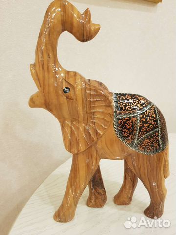 Фигурка слон деревянный