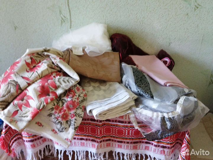 Шторы, тюль новые и бу