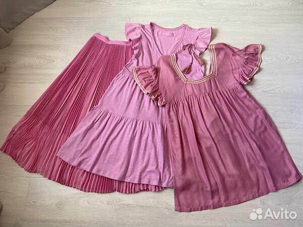 Юбка H&M, платье и туника Woman’s secret, s-m