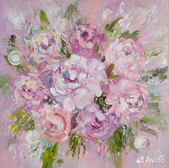 Картина Цветы абстракция