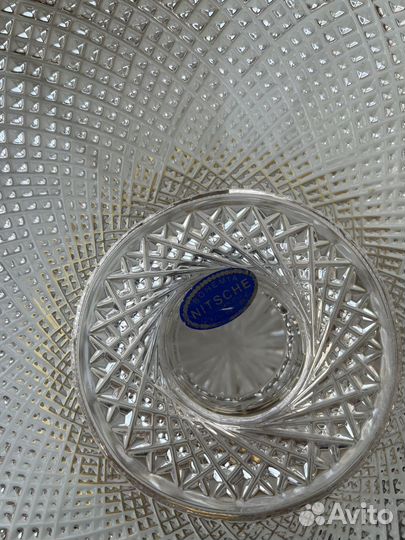 Ваза для фруктов богемия