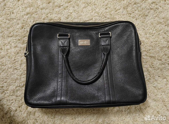 Мужской кожаный портфель Gerard Henon