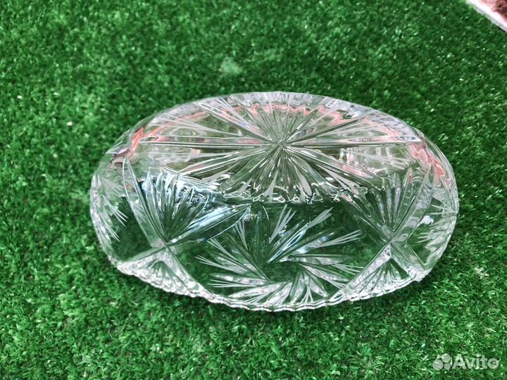Z.8973 салатница ладья хрусталь