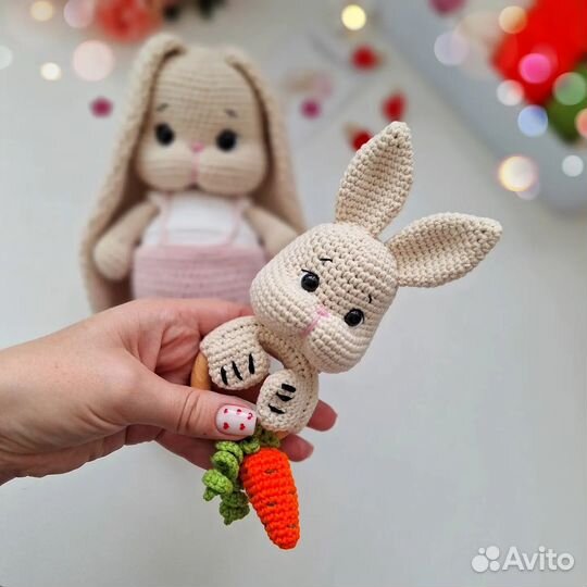 Вязаная игрушка ручная работа