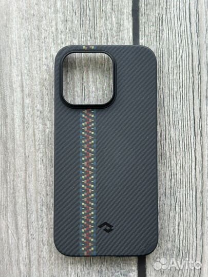 Чехол Pitaka Carbon Castom Black/iPhone 14 Pro