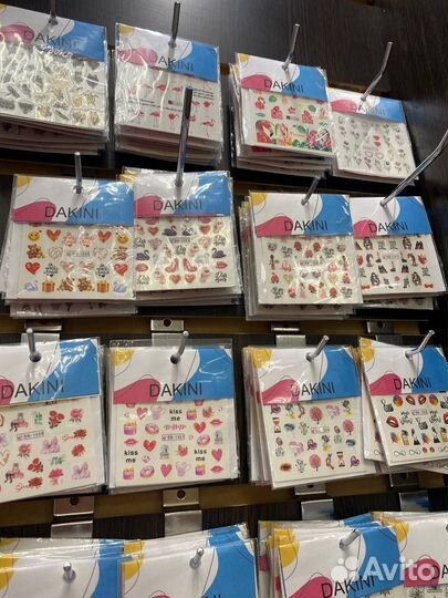 Слайдер наклейки для дизайна ногтей