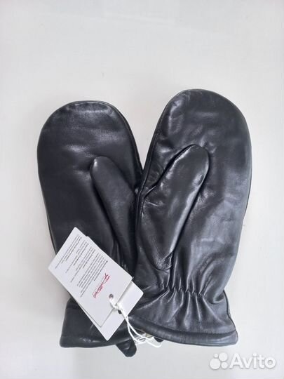 Варежки женские новые натуральная кожа и мех