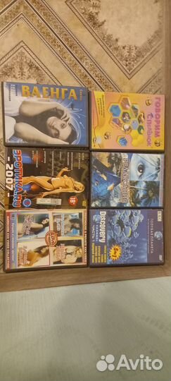 Dvd диски с фильмами, мультфильмами