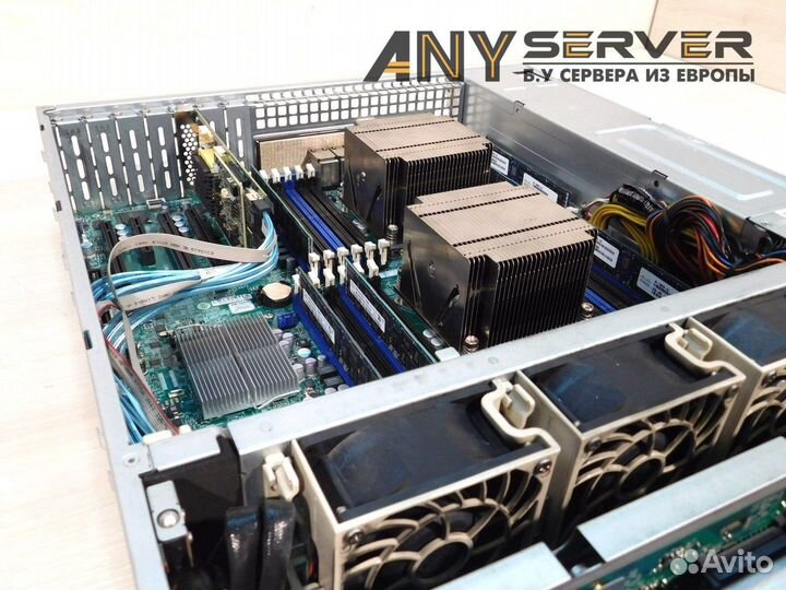 Сервер Supermicro 6027R 2x E5-2643v2 48Gb 12LFF