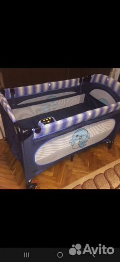 Детская кровать манеж