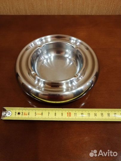 Пепельница Vinzer из нерж. стали