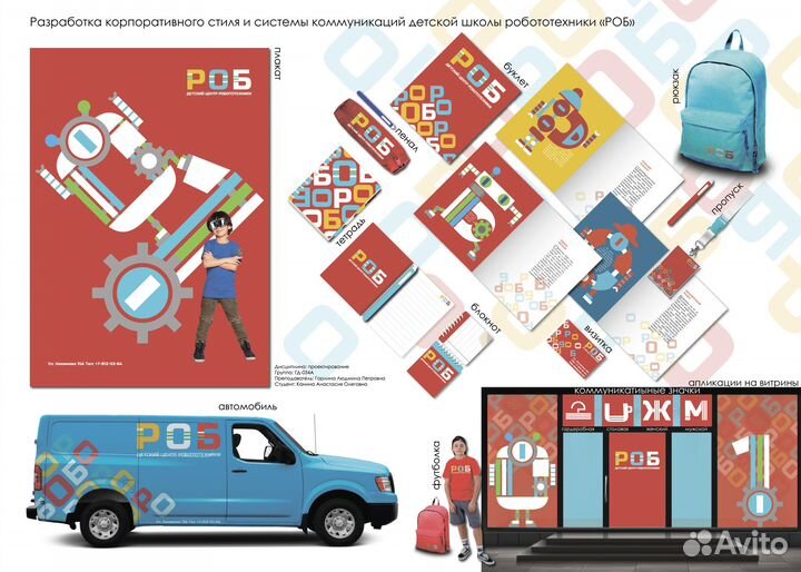 Дизайн визитк баннер логотип