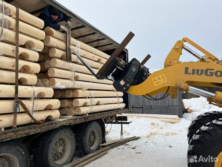 Оцилиндрованное бревно