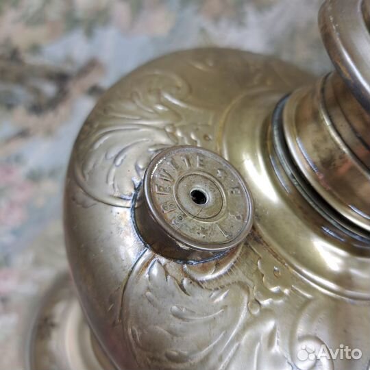 Керосиновая лампа латунь, Бельгия