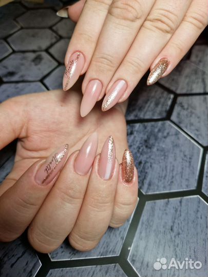 Маникюр, покрытие гель лак, наращивание ногтей