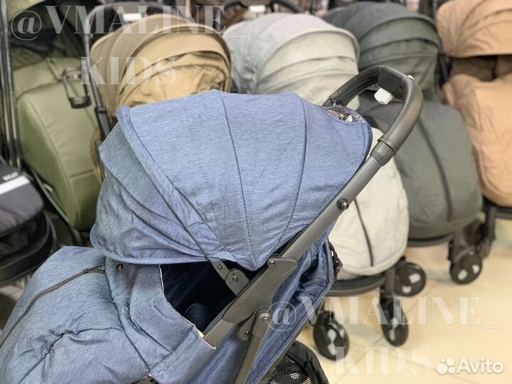 Детская прогулочная коляска с механической спинкой