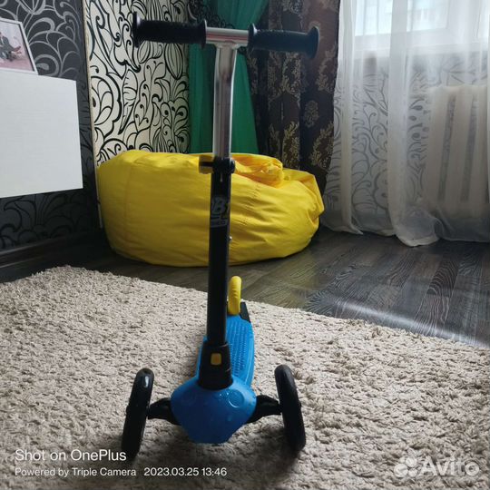 Самокат детский трехколесный бу
