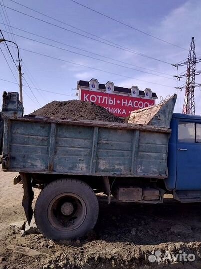 Земля плодородная чернозем грунт доставка 5/10 куб