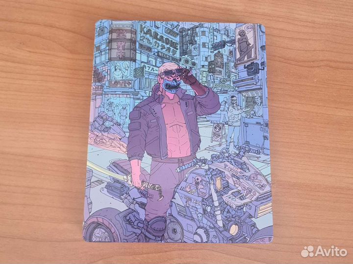 Эксклюзивная коробка киберпанк на 2 диска +комикс
