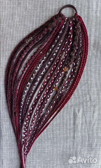 Афро хвост (дредо резинка)