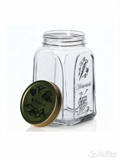 Банка для хранения продуктов 1л новая