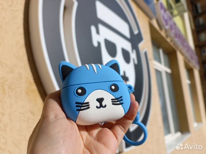 Наушники беспроводные hoco. в милом чехле