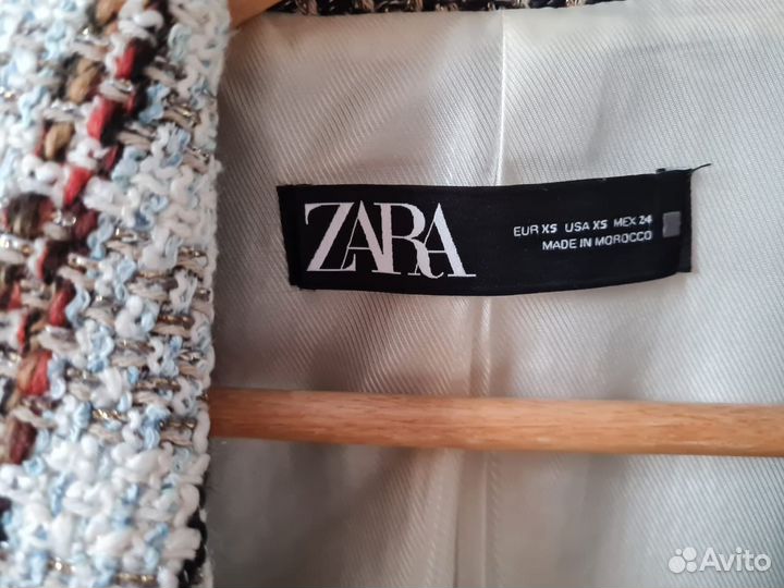 Твидовый костюм zara