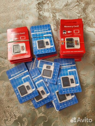 Флешка,Карта памяти MicroSD + адаптер. в упаковке
