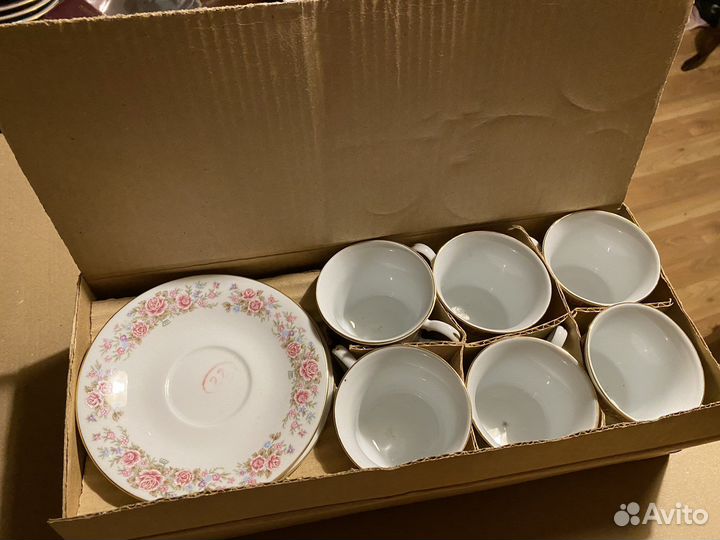 Чайный кофейный новый сервиз Китай