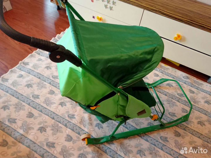 Детские санки с колесами