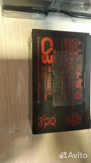 Аккумулятор для ибп CSB HR1234W F2 (12V / 9Ah)
