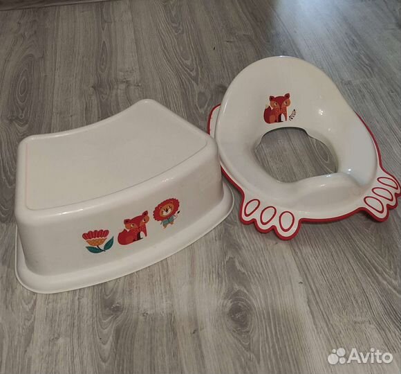 Подставка для ног+накладка на унитаз