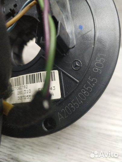 Подрулевой шлейф Mercedes Clk W209 M272 2006