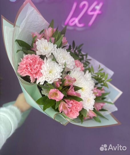 Букет цветы розы Premium доставка Flowers124