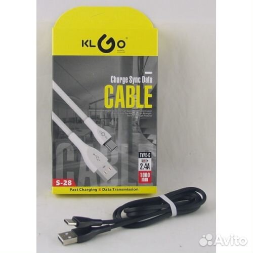 Кабель USB-iPhone8pin 1м klgo S-101