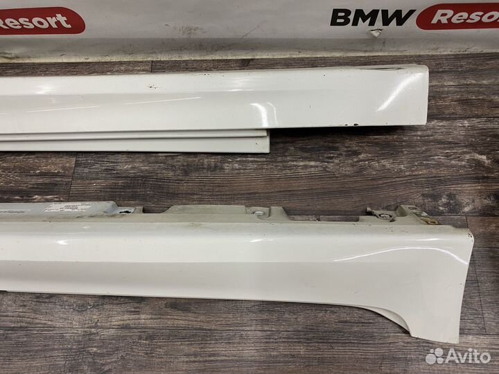 Накладки на пороги M sport BMW F10 F11 цвет 300