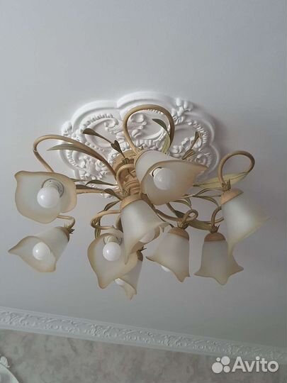 Люстра потолочная бу
