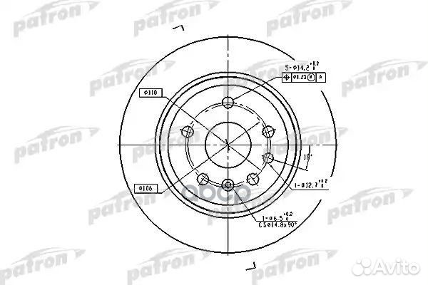 Диск тормозной задн opel: vectra B 95-02, vectr