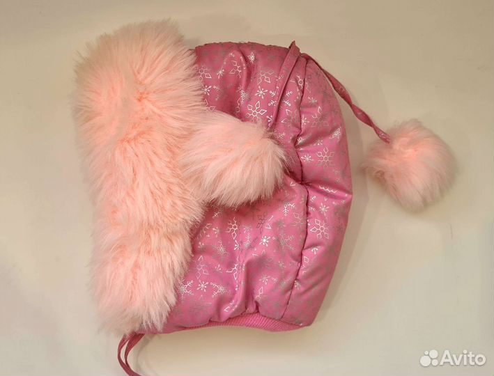 Шапка для девочки зимняя 50 р-р