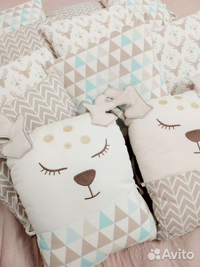 Комплект бортиков в кроватку Lappetti