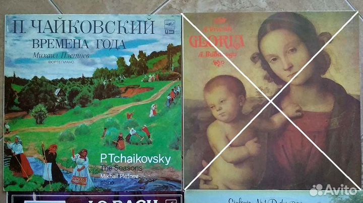 4 LP винил СССР: П.И.Чайковский, И.С.Бах