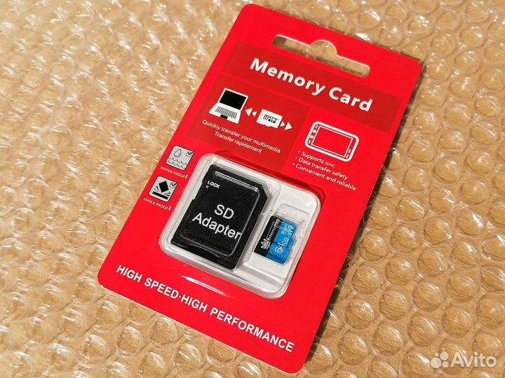 Microsd 64 Gb Новая 10й класс