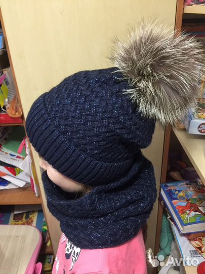 Шапка и снуд новый