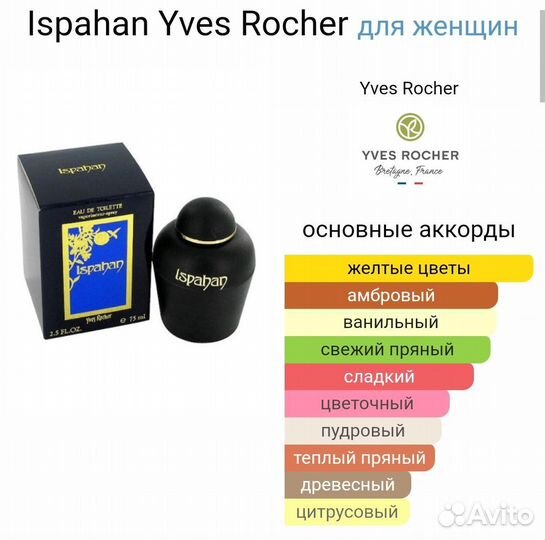 Ispahan Yves Rocher 15 мл