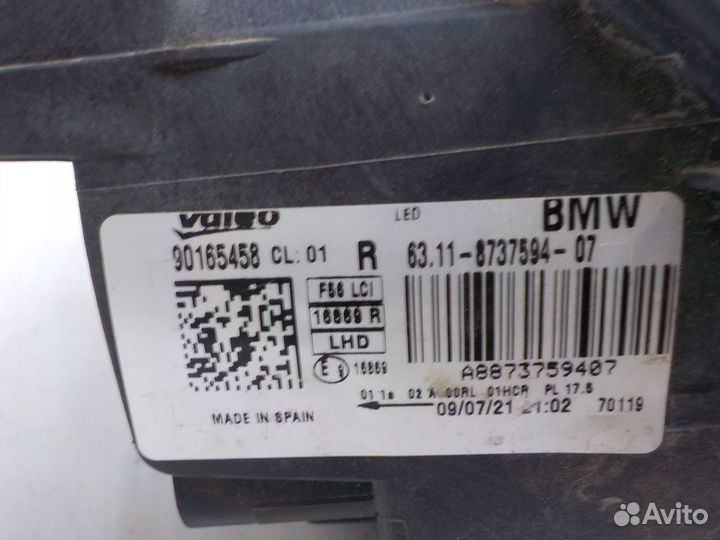 Фара правая Mini Hatch F55/F56 2013-2018