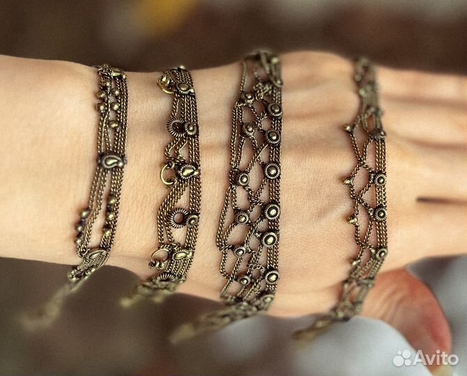 Браслет на ногу этно бохо ножные браслеты восток