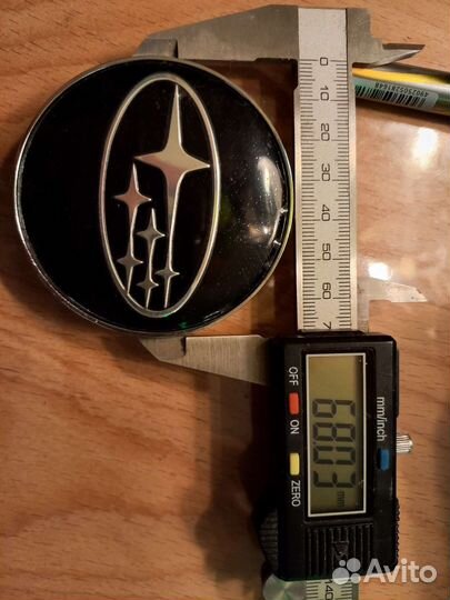 Колпачки Заглушки на литые диски Subaru