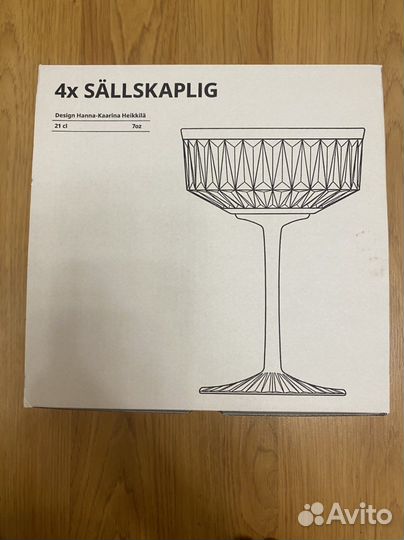 Бокалы для шампанского IKEA sallskaplig