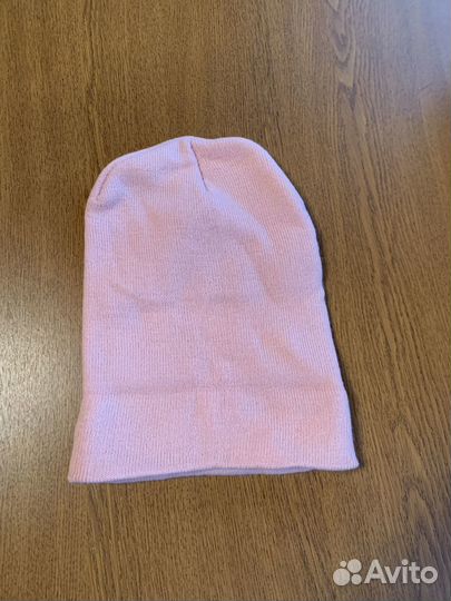 Шапка женская розовая
